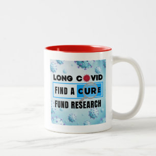 Long Covid - FUND FORSCHUNG Zweifarbige Tasse