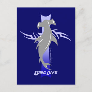 Long Dive: Hammerhead Postkarte