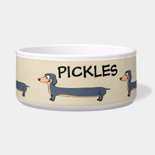 Long Dog - Dachshund Keramik-Haustier-Schale Napf