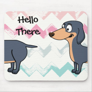 Long Dog Liebe - Dackel Mousepad