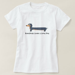 Long Dog Liebe - Dackel - T - Shirt für Frauen