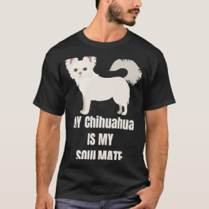 Long Hair Chihuahua Mein Hund ist mein Seelenverwa T-Shirt