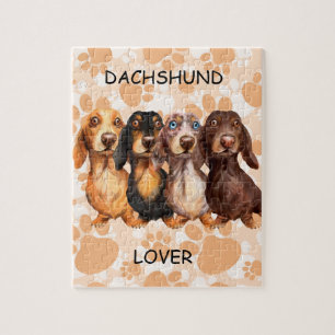 Long Hair Dachsund Puzzle