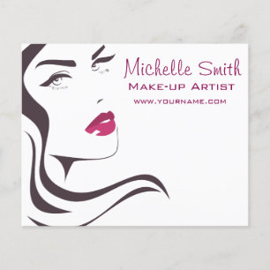 Long Hair Friseur macht Künstlermarken Flyer