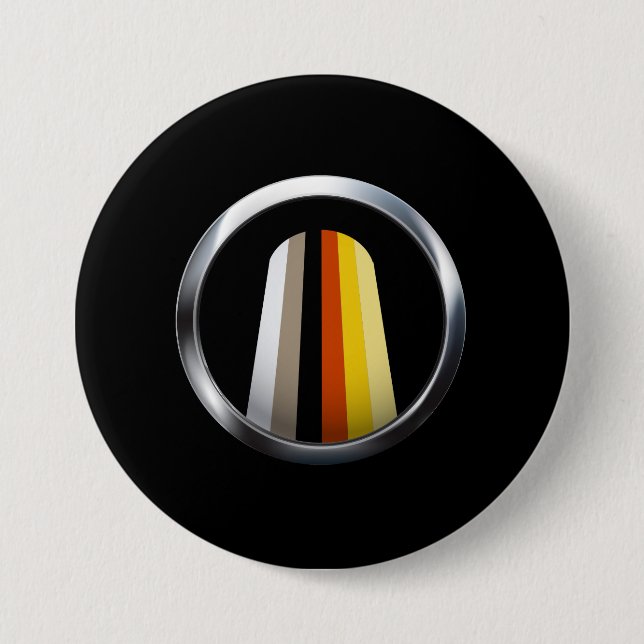 Long Hair Pride Button (Vorderseite)