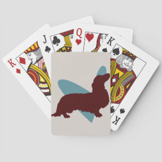 Long-haired Dachshund Playing Cards Spielkarten