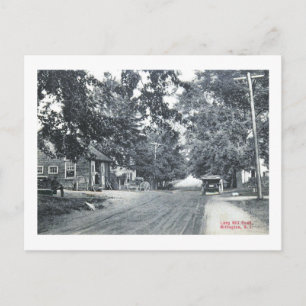 Long Hill Rd., Millington, New Jersey Vintag Postkarte