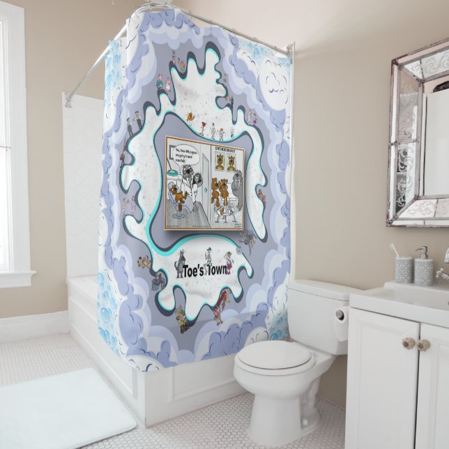 Long In The Tooth | Birthday Duschvorhang (Beispiel)