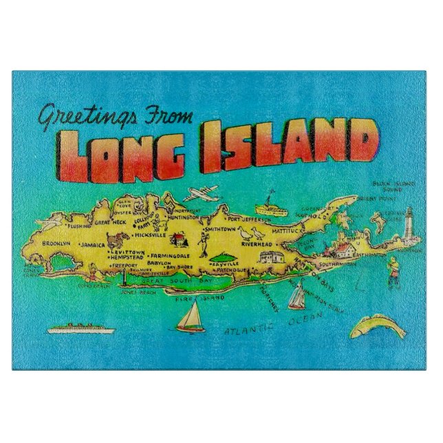 Long Island 15x11 Cutting Board Schneidebrett (Vorderseite)