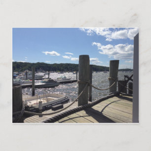 Long Island Dock Postkarte