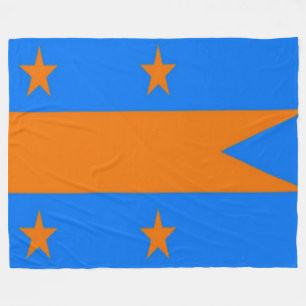 LONG ISLAND-FLAGGE FLEECEDECKE