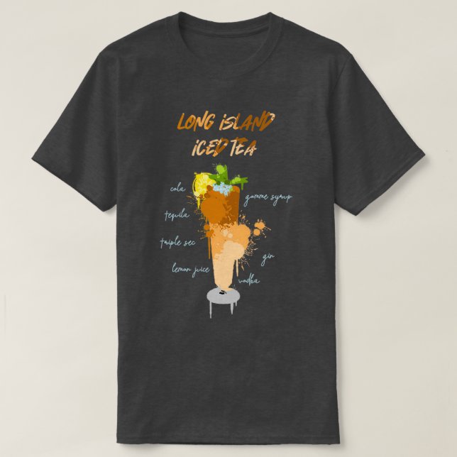 Long Island Iced Tee Cocktail Geschenk 1 (Design vorne)