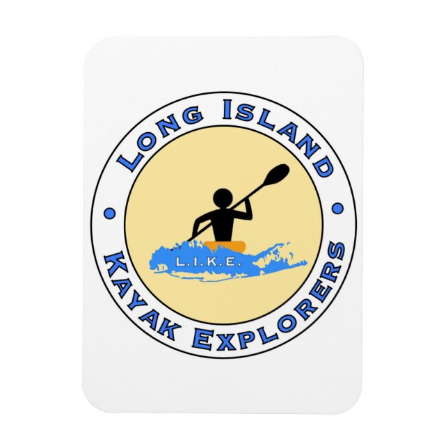 Long Island Kayak Explorers Car Magnet (Vertikal)