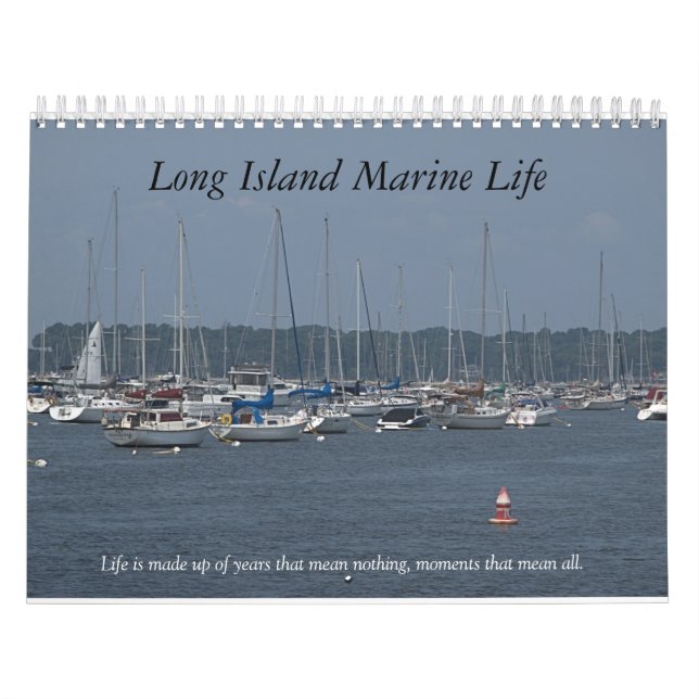 Long Island-Meeresflora und -fauna Kalender (Titelbild)