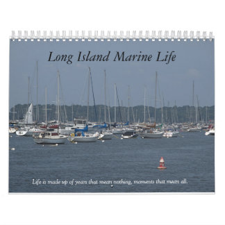 Long Island-Meeresflora und -fauna Kalender