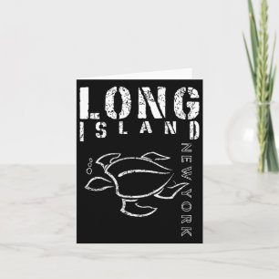 Long Island New York Andenken Karte