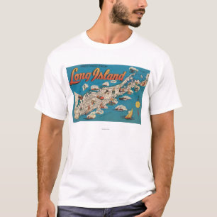Long Island, New York - Grüße von T-Shirt