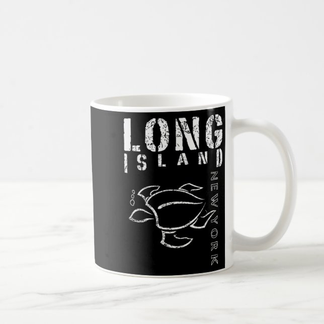 Long Island New York Souvenir Kaffeetasse (Rechts)