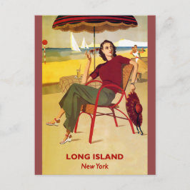 Long Island New York Vintage Travel Postcard Postkarte
