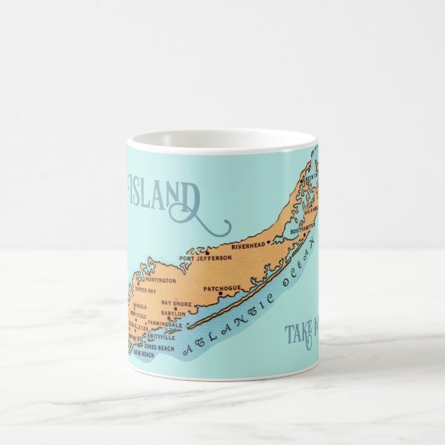 Long Island - Nimm mir Zuhause Tasse (Mittel)