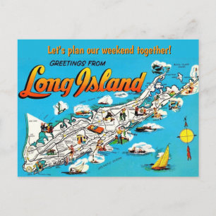 Long Island, NY Gelegenheits-Postkarte Postkarte