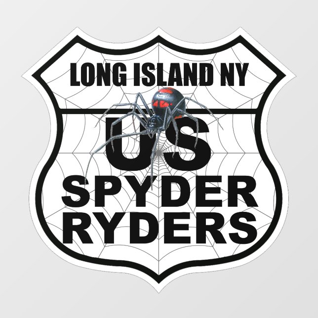 Long Island NY Kapitel - Aufkleber Kapitel Logo (Blatt)