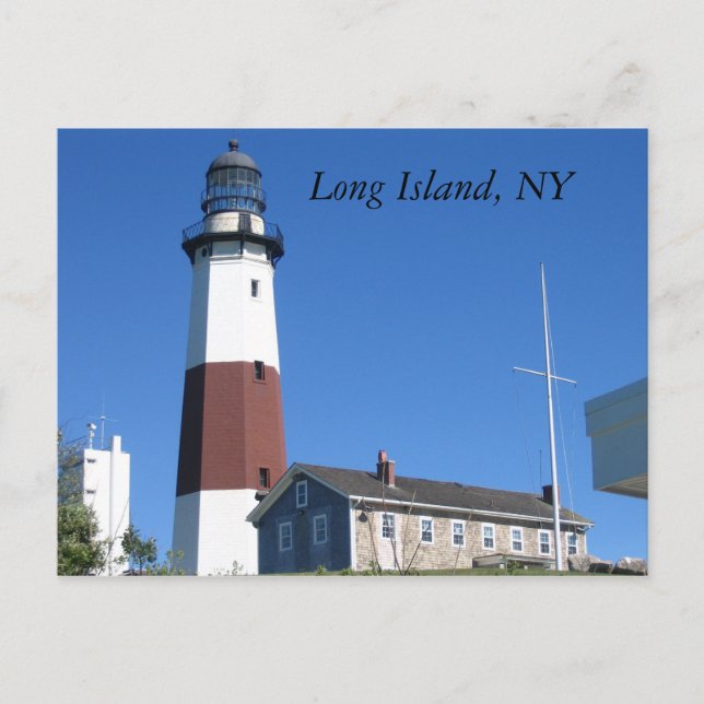Long Island, NY Postkarte (Vorderseite)