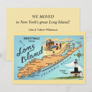 Long Island NY Umzugsankündigung