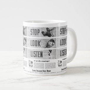 Long Island Railway Safety Jumbo-Tasse