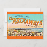 Long Island Rockaways Gruß Postkarte