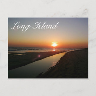 Long Island Seashore Postkarte