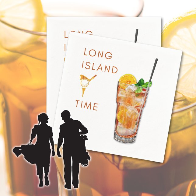 Long Island Tee Time Cocktail Serviette (Von Creator hochgeladen)