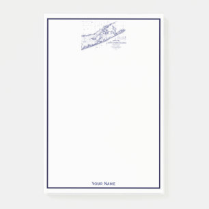 Long Island The Hamptons Map Post-it Klebezettel
