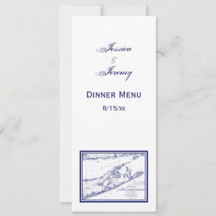 Long Island The Hamptons Map VC Einladung