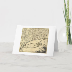 Long Island und Connecticut-Karte 1780 Karte