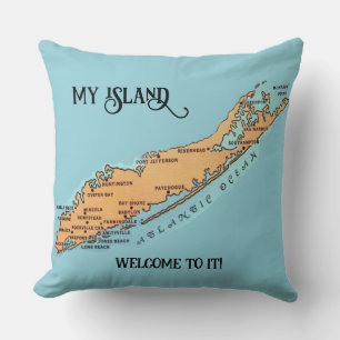Long Island - Willkommen  Kissen