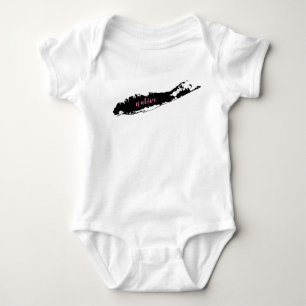 Long Islandeingeborener onsie Baby Strampler