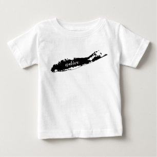 Long Islandeingeborener onsie Baby T-shirt