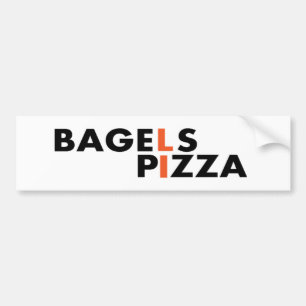 Long Islandpizza und -bagel sind das Beste Autoaufkleber