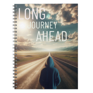 Long Journey Ahead Spiral Foto Notebook Notizblock