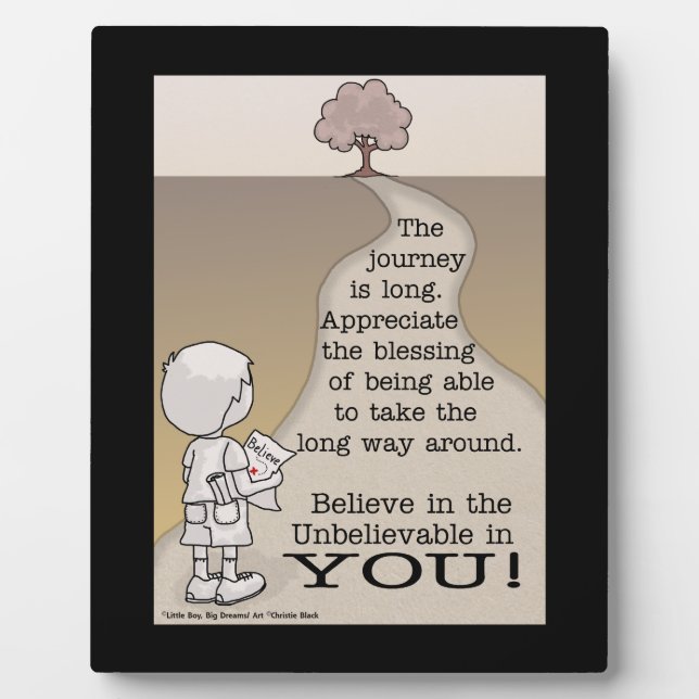 Long Journey Fotoplatte (Vorderseite)