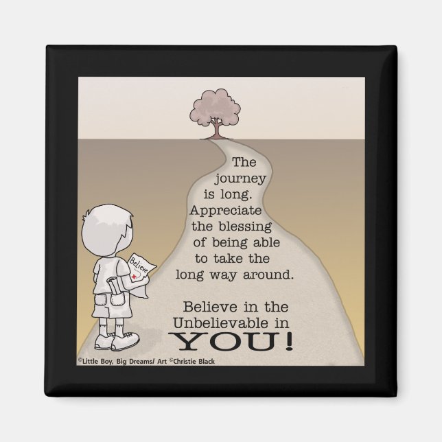 Long Journey Magnet (Vorne)