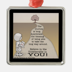 Long Journey Silbernes Ornament
