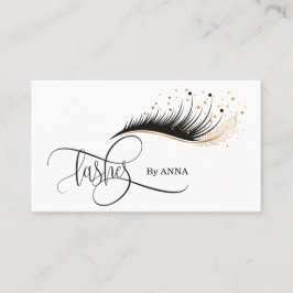 Long Lash Extension Makeup Artist Beauty Salon Visitenkarte