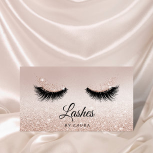 Long Lash Extension Makeup Artist Business Card Visitenkarte