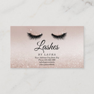 Long Lash Extension Makeust Artist Business Card V Visitenkarte