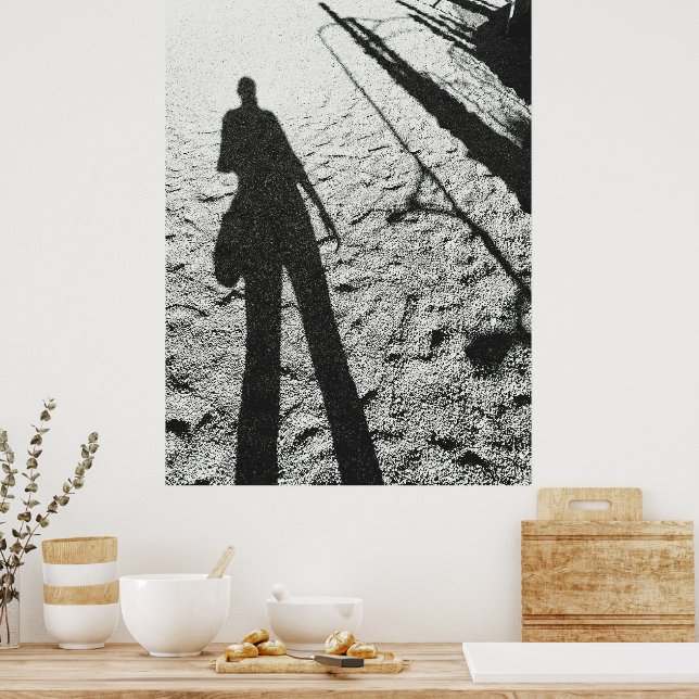 Long Legs Silhouette Poster (Küche)