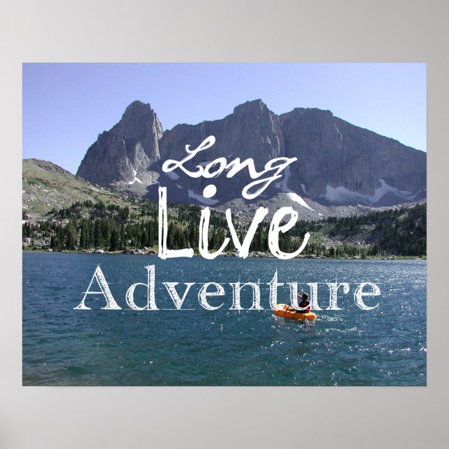Long Live Adventure Poster (Vorne)