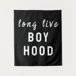 Long Live Boyhood Boy's Room Kinderzimmer Spielsaa Wandteppich