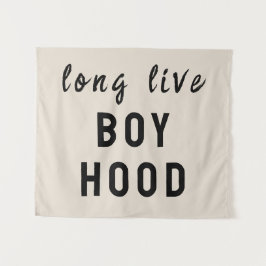 Long Live Boyhood Boy's Room Kinderzimmer Wandteppich